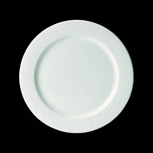 9118C1007 英國Steelite 西餐陶瓷 窄邊平盤 Flat Rim Plate