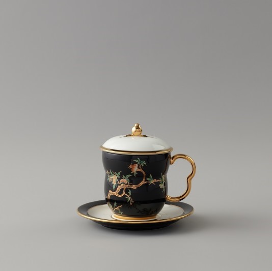 國(guó)瓷永豐源夫人瓷石榴家園3件套蓋杯 國(guó)瓷永豐源夫人瓷石榴家園3件套蓋杯