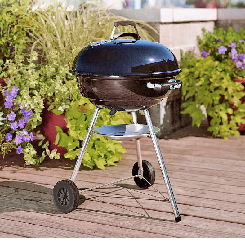 威焙(weber)碳烤爐家用庭院燒烤爐 簡約蘋果爐 圍爐烤火燒烤架Compact Kettle 單爐-47cm 威焙(weber)碳烤爐家用庭院燒烤爐 簡約蘋果爐 圍爐烤火燒烤架Compact Kettle 單爐-47cm