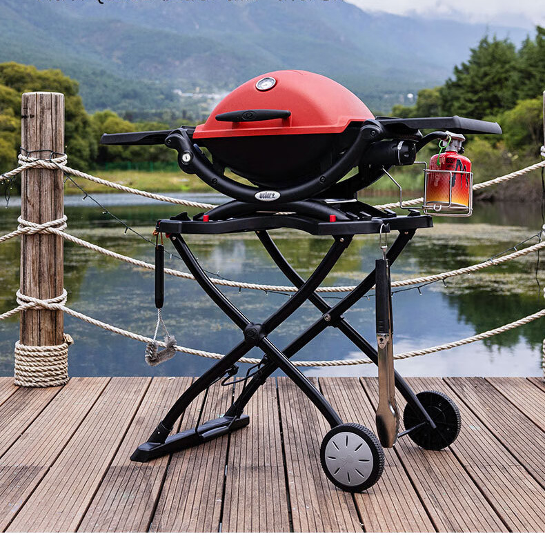 威焙(weber) 野炊野營戶外爐具燃氣烤爐便攜家用戶外燒烤爐鑄鐵烤盤燜烤BBQ 單爐(不含推車) 威焙(weber) 野炊野營戶外爐具燃氣烤爐便攜家用戶外燒烤爐鑄鐵烤盤燜烤BBQ 單爐(不含推車)